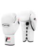 Fighting Sports Fury Professional Training Gloves - Lace - White