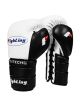 Fighting Sports Tri-Tech Tenacious Training Boxing Gloves - Lace - White