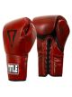 
TITLE Boxing Blood Red Leather Sparring Gloves - Lace
