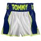 Custom Made 2 Colour Shorts With Trim - Leatherette/Satin