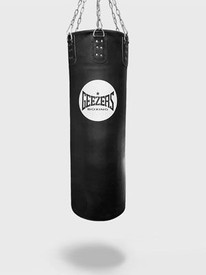 Geezers Elite Pro Impact Leather Heavy Punch Bag - 4ft